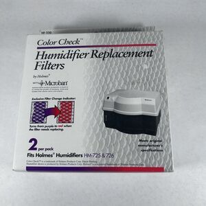 Color Check Humidifier Filters Holmes HM-725 HM-726 2 Pack